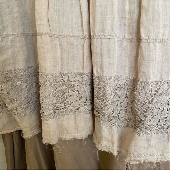 Early Magnolia Pearl Lace and European Cotton Tunic Top - Picture 4 of 5